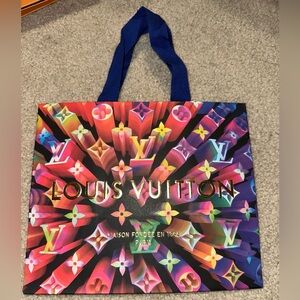 Authentic Louis Vuitton Christmas shopping bag